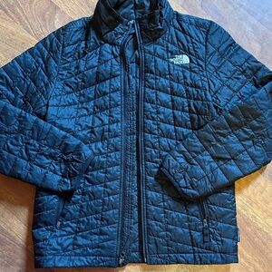 The North Face Youth  Quilted Black Puffer Jacket